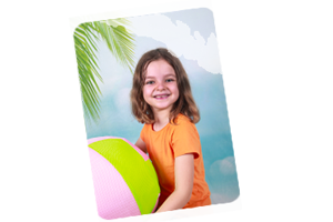 Magnet personnalisé avec une photo
